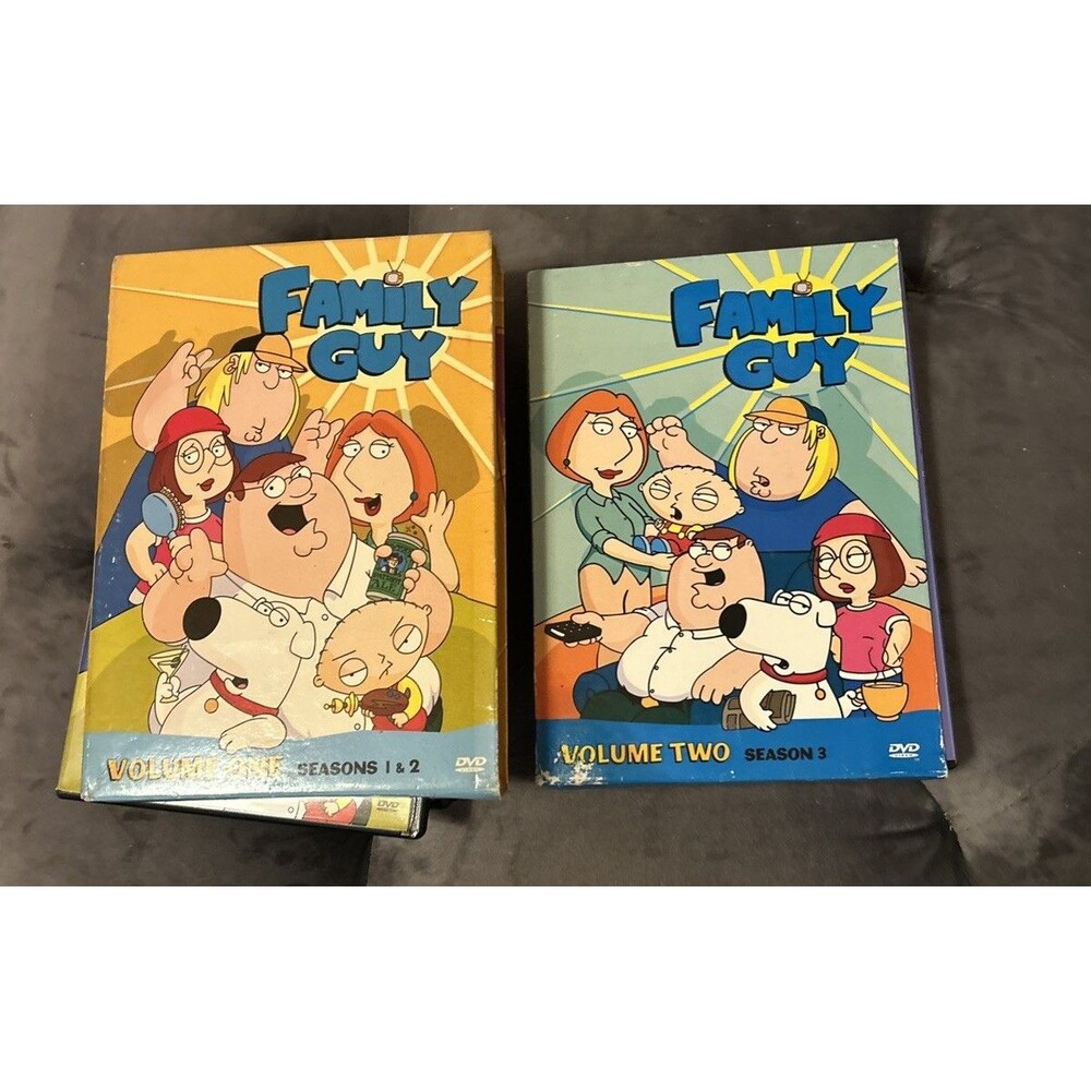 Lot of 2: Family Guy TV Series DVD Lot, Volume 1 Seasons 1-2 + Volume 2 Season 3
